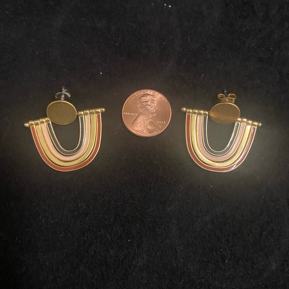 MWL hinged rainbow earrings - Picture 3 of 4